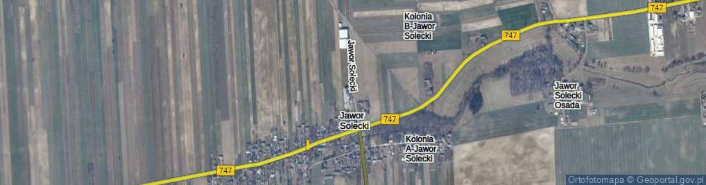 Zdjęcie satelitarne Jawor Solecki ul.